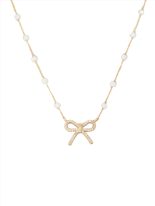 Bow So Cute Necklace