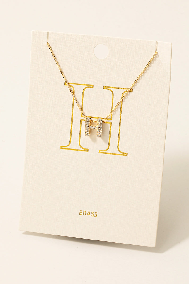 Initial Impression Necklace