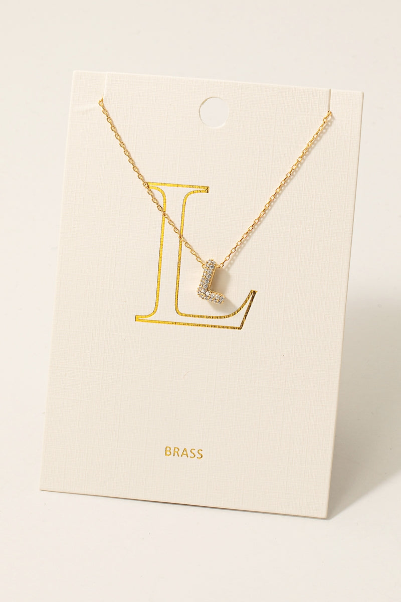 Initial Impression Necklace