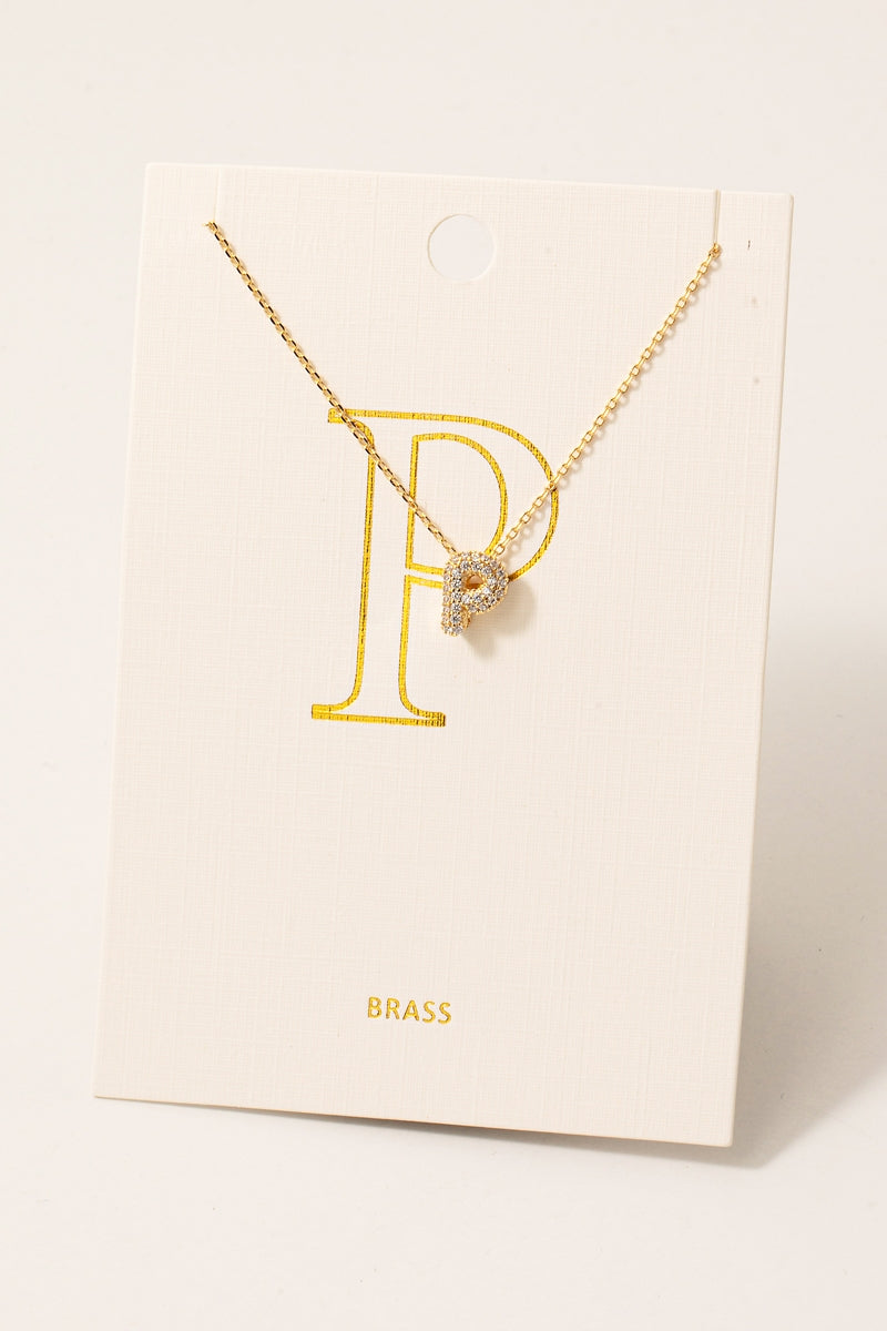 Initial Impression Necklace