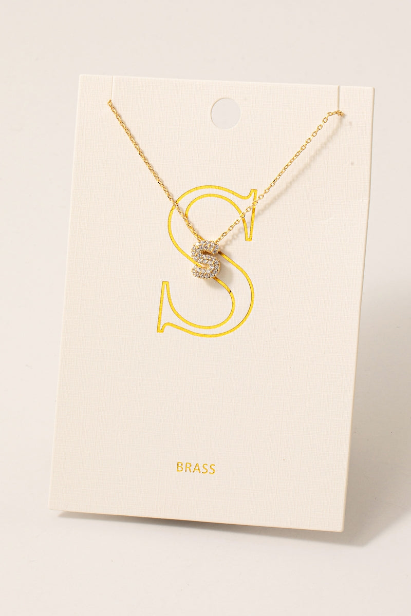 Initial Impression Necklace
